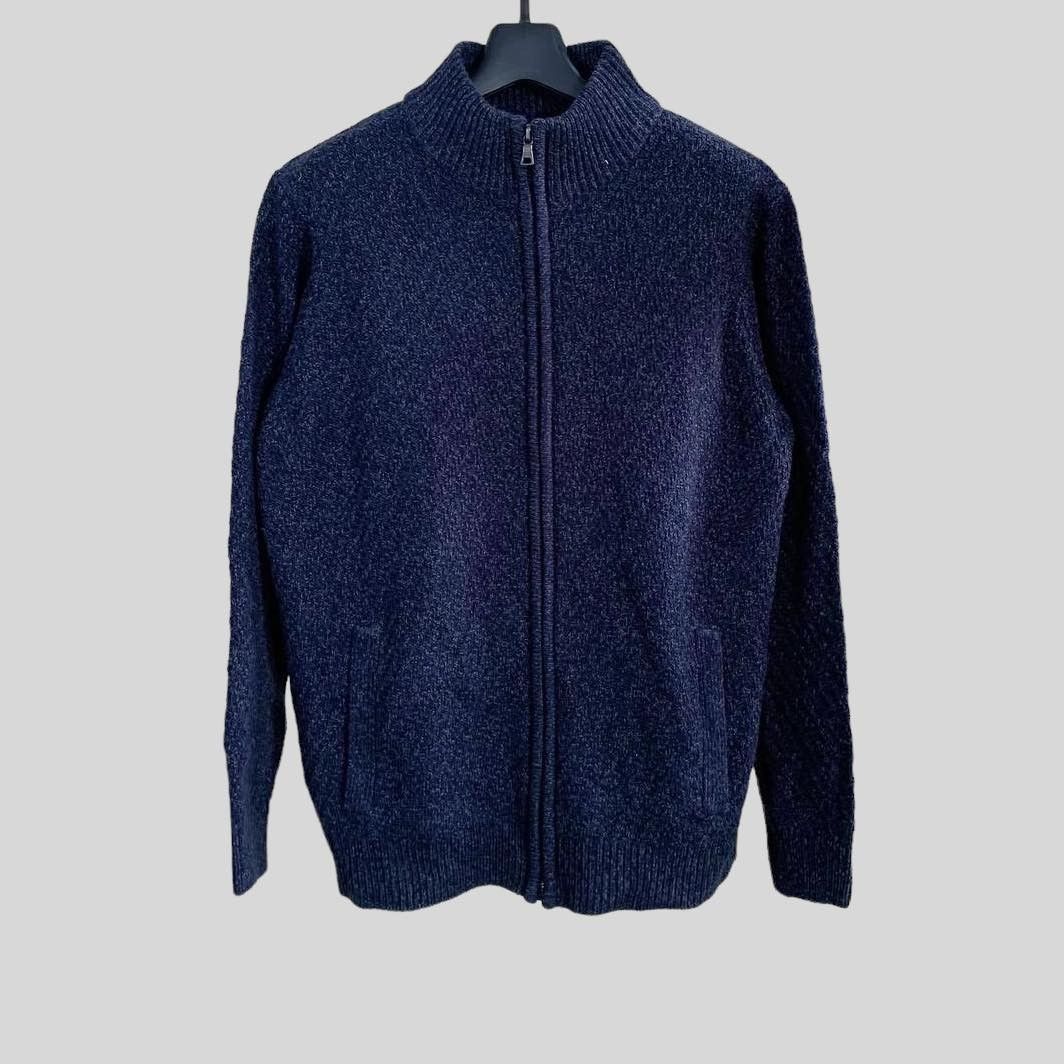 M S Collection Knitted Wool Zip Up Cardigan Men s Fashion Coats Jackets and Outerwear on Carousell
