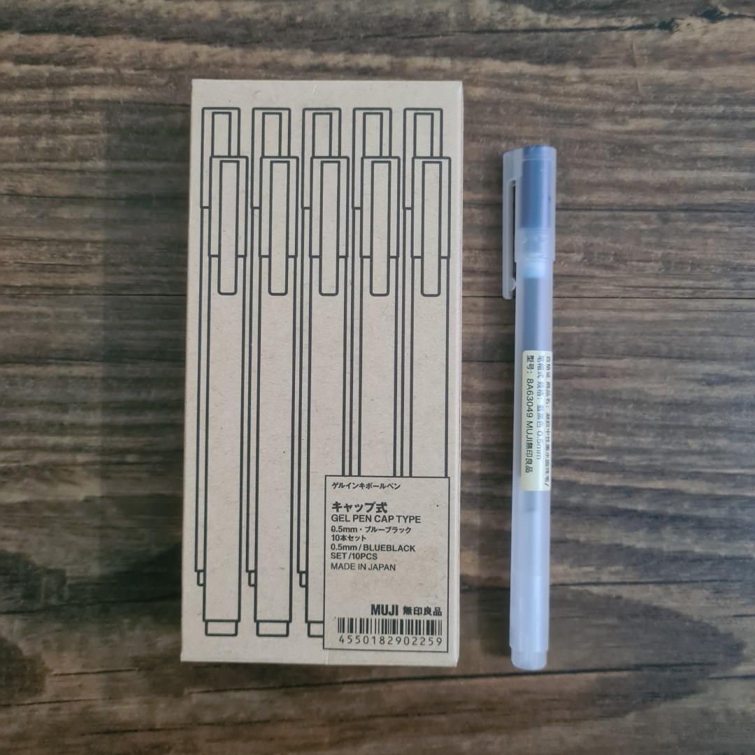 Muji Pens 0.5mm, Hobbies & Toys, Stationery & Craft, Stationery & School  Supplies on Carousell