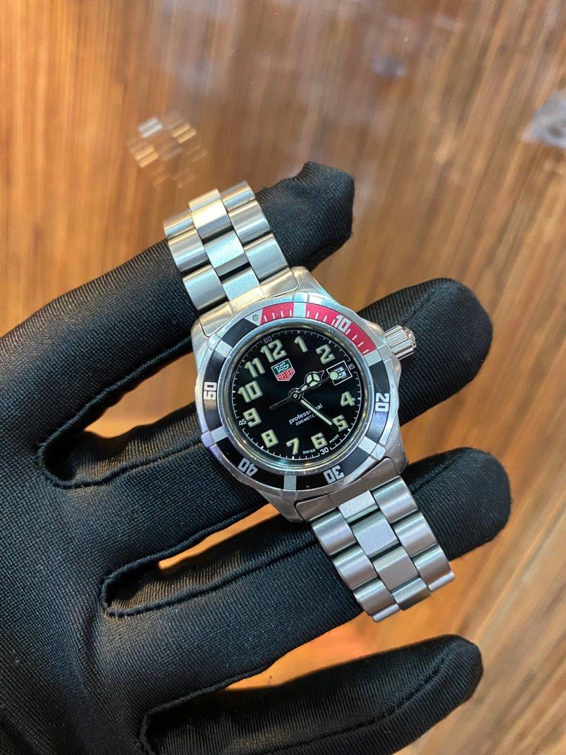 NEW YEAR SALE TAG HEUER PROFESSIONAL REF WM1312 COCA COLA OUTER RING 29MM QUARTZ YEAR 2005 WATCH FULL SET