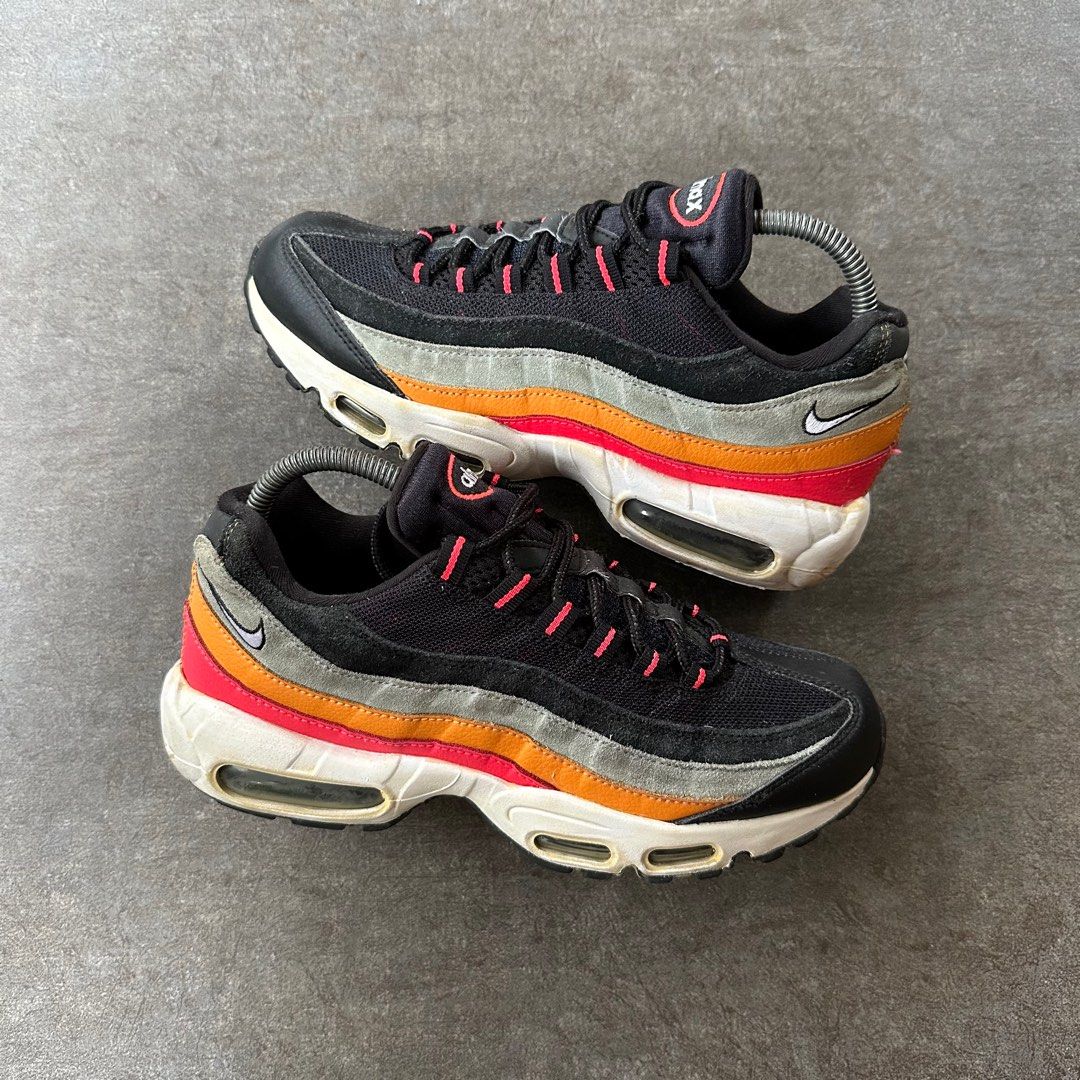 Nike air max 95 essential trainer deals black / white / ocean cube