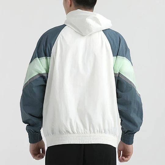 White reflective hotsell windbreaker