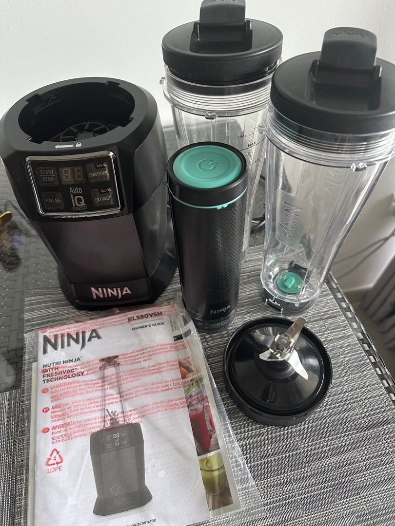 Ninja blender Auto iq 1000w, TV & Home Appliances, Kitchen Appliances