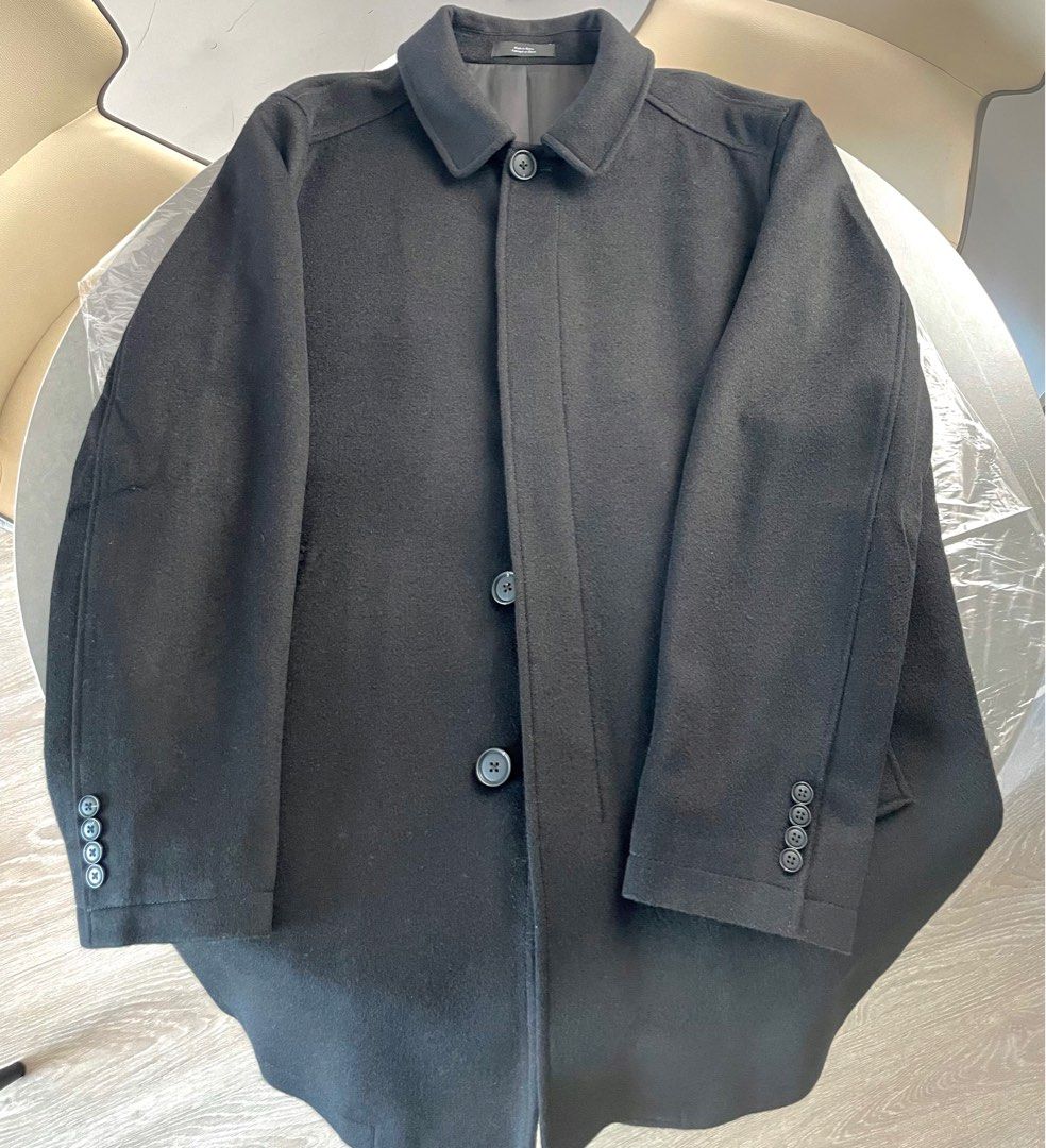 Nordstrom wool car coat men Carousell