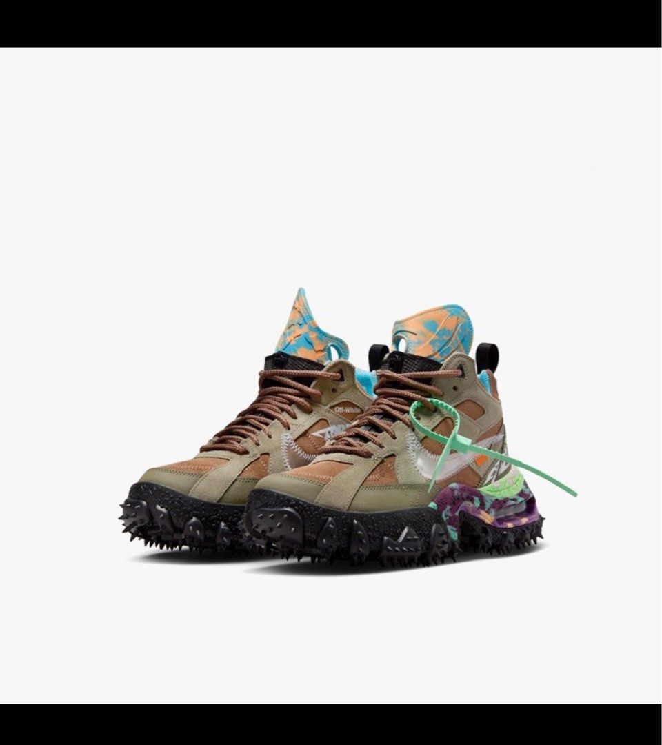 Off White X Nike Air Terra Forma Archaeo Brown Luxury Sneakers