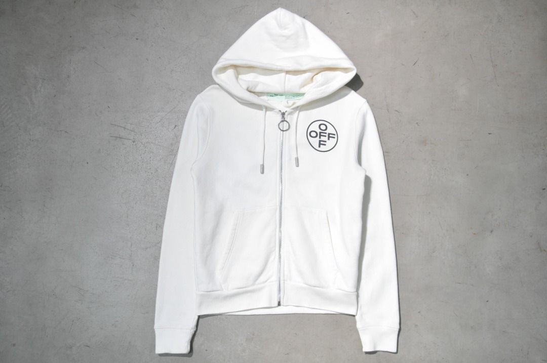 Off white fight hoodie clearance