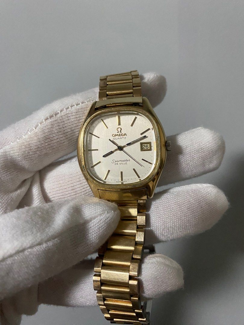 Omega Seamaster Deville (Category: Luxury Watches) located in Manila. Submitted by toysandtreasures (Listing ID 1274408186, Image 2). Description: For SALE!! Omega Seamaster Deville *37mm with crown *10k Karat Gold *Fully functional *Unisex 40k pesos only.
