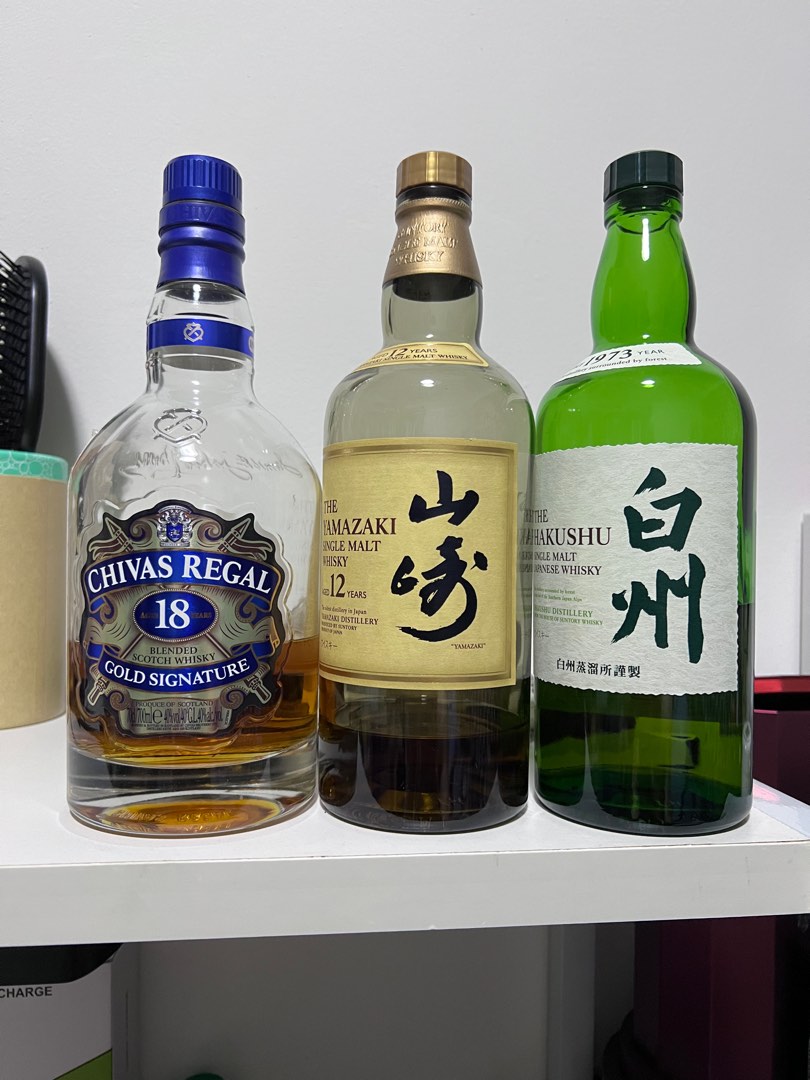 opened whisky, Food & Drinks, Alcoholic Beverages on Carousell