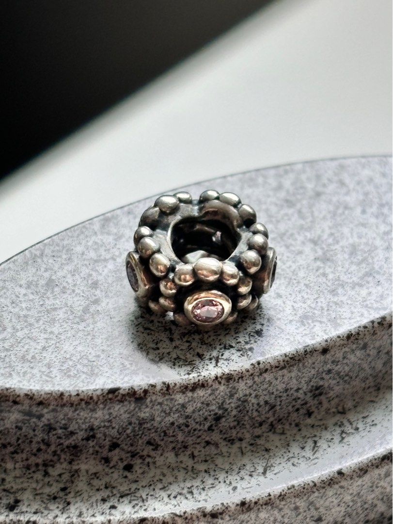 Pandora pink CZ spacer Women s Fashion Jewelry Organisers Charms on Carousell
