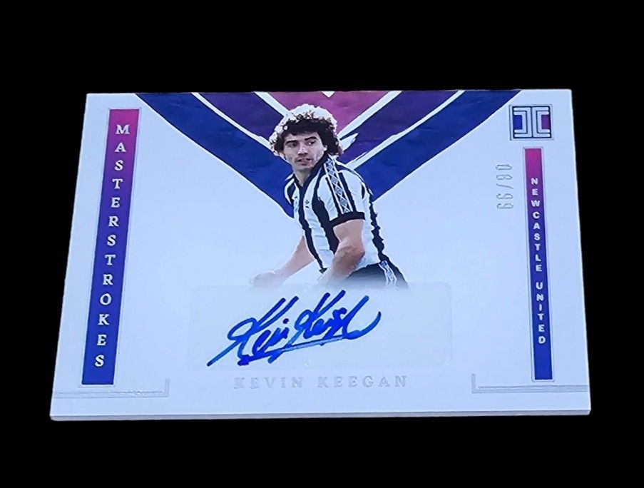 Panini Soccer Kevin Keegan Auto /99, Hobbies & Toys, Toys & Games 