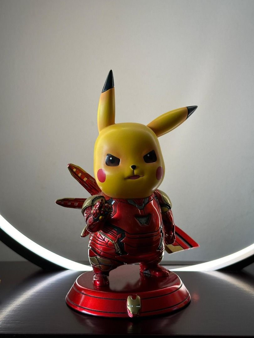 Pikachu Cos Ironman Figurine Statue - NEWBRA, Hobbies & Toys, Toys
