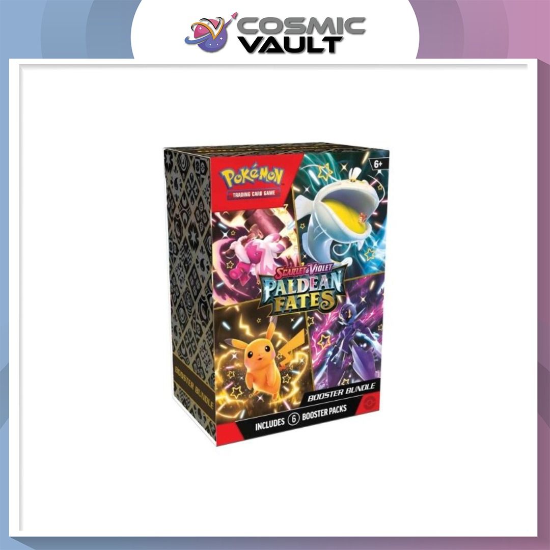 PO] SV4.5-Pokmon Paldean Fates Booster Bundle, Hobbies & Toys, Toys &  Games on Carousell