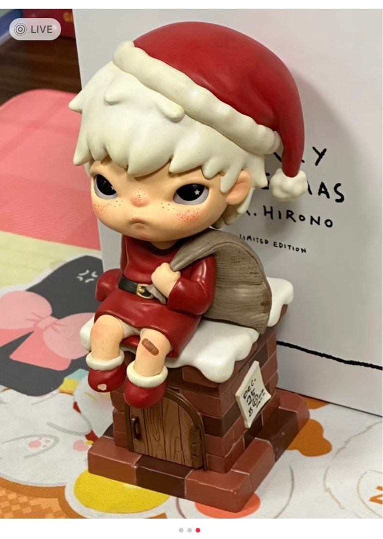 Popmart Merry Christmas Mr Hirono, Hobbies & Toys, Toys