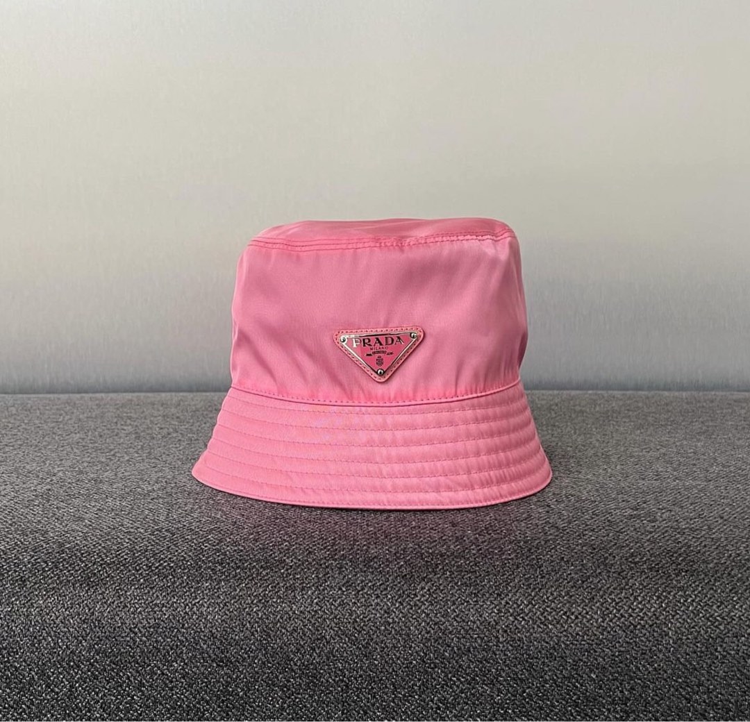 Pink prada hotsell bucket hat