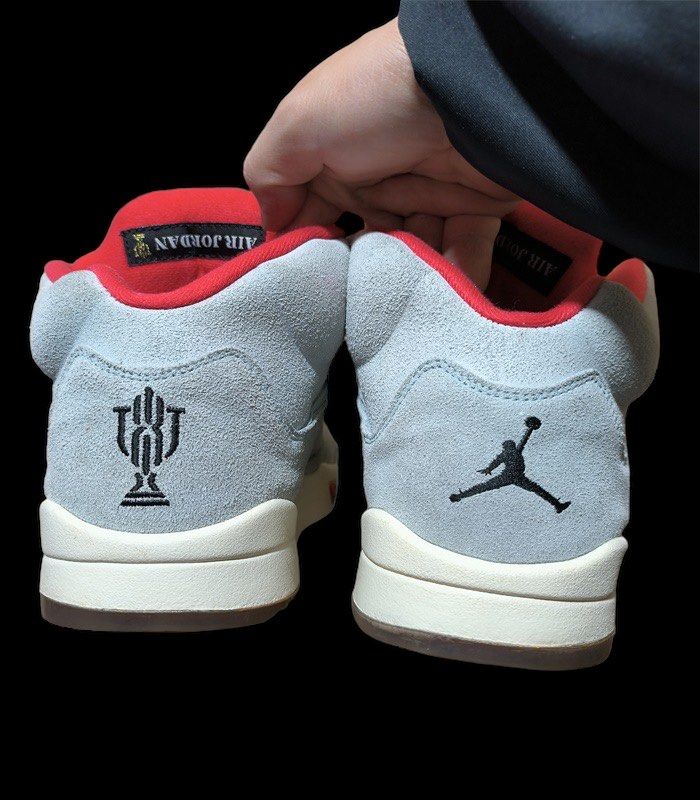 Jordan 5 retro trophy room ice blue top