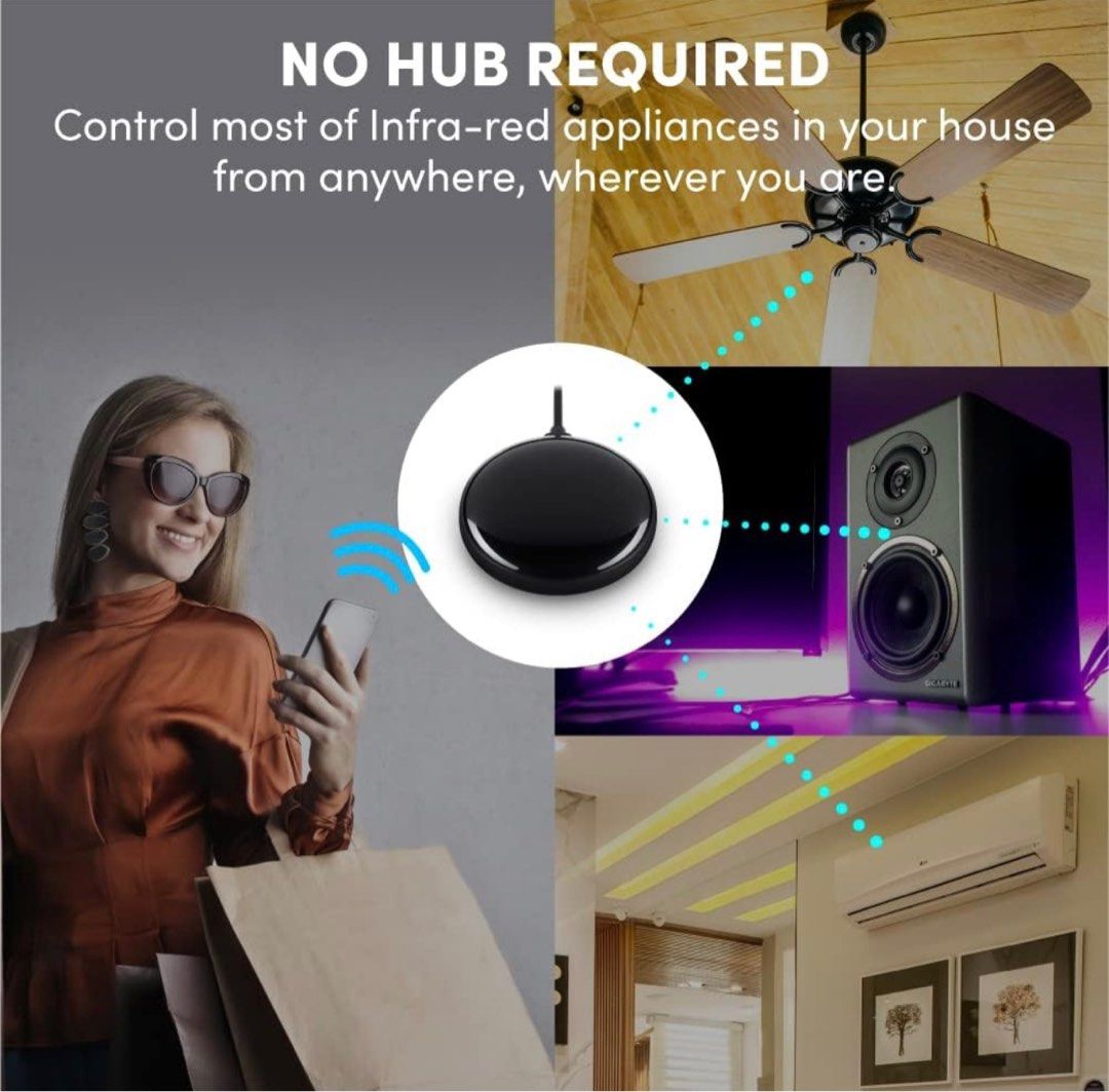 Prolink Remote Control Prolink IR Remote Controller to control tv, air con, fan, Computers ...
