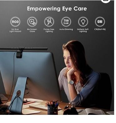 Quntis Computer Monitor Lamp, Screen Monitor Light Bar for Eye