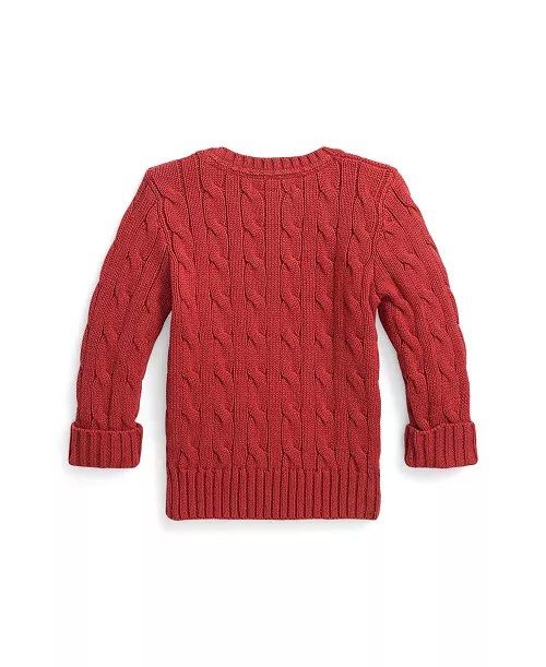 Ralph Lauren Baby 3m Polo Bear Cable Knit Sweater Babies Kids