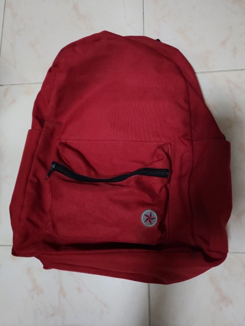Red school bag