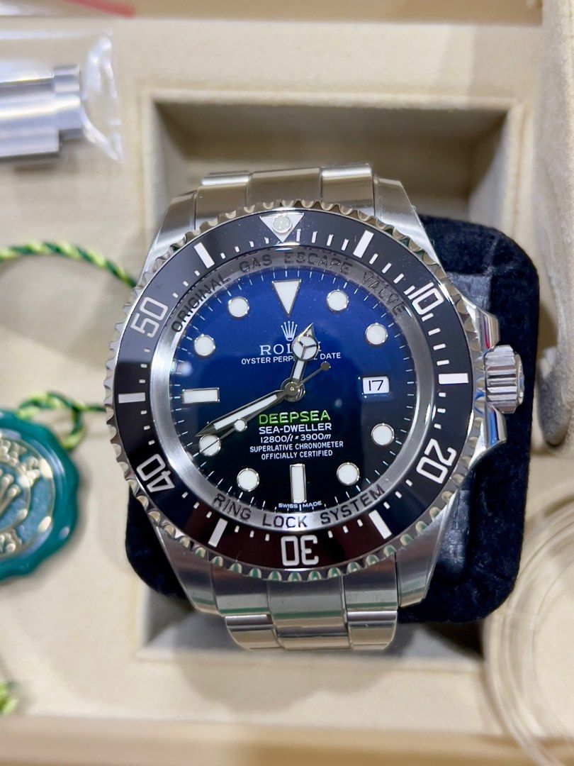 Rolex deepsea d blue dial 44m