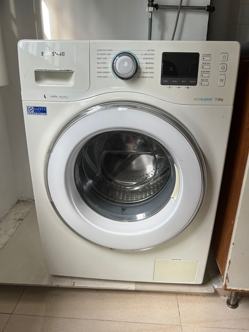 suddenly not switching on. faulty. Samsung Inverter Washing Machine 7 L, TV & Home Appliances