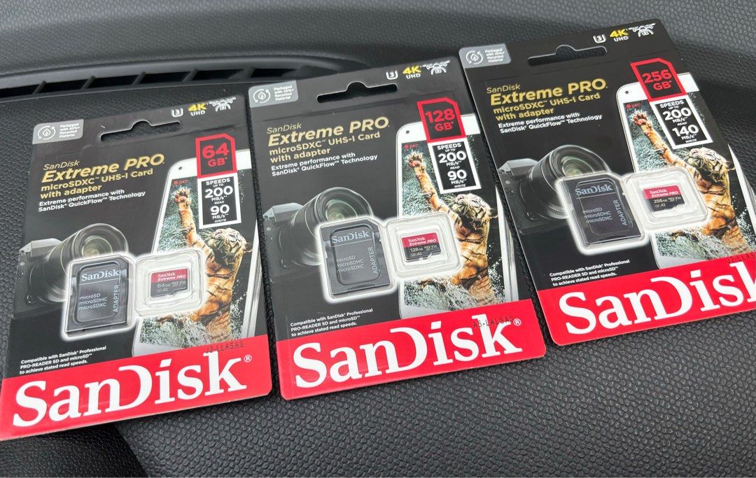 SanDisk 64GB Extreme PRO (200MB/s) UHS-I SDXC Memory Card