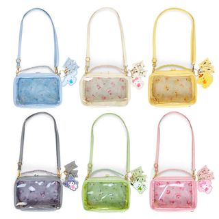 Sanrio 日本正版 透明斜孭袋 斜咩袋 (Enjoy Idol) My Melody Pompompurin 布甸狗 Cinnamoroll 玉桂狗 Kuromi Pochacco PC狗 Wish Me Mell64201859302018110