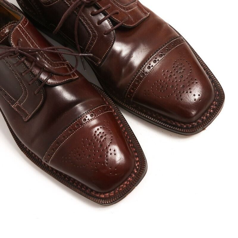 Allen Edmonds Burgundy 馬 Cordovan 9B - 靴