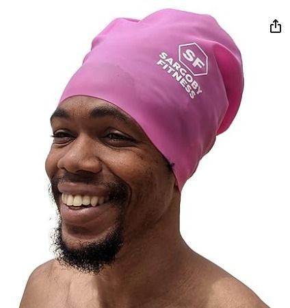 Extra large swim cap top