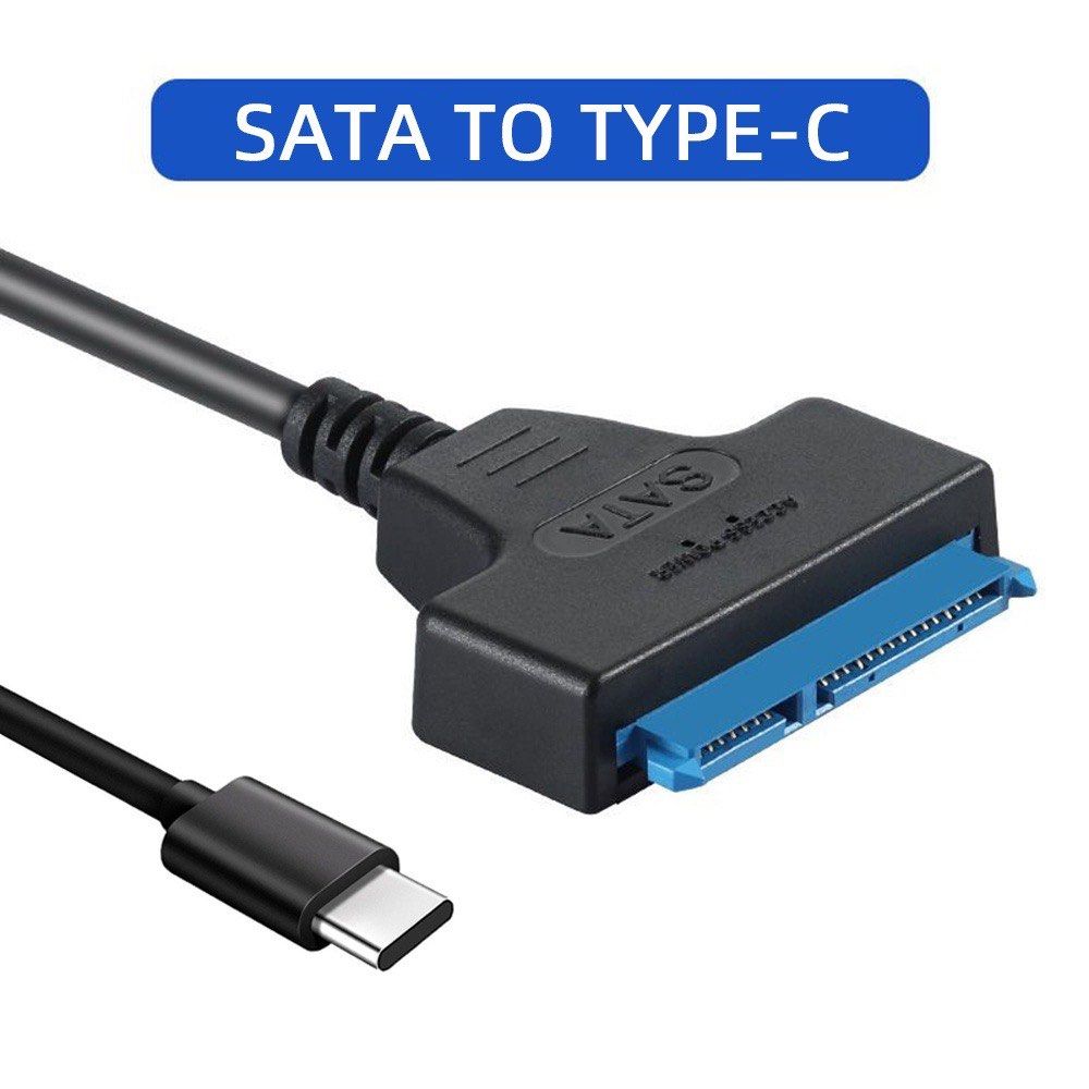 SATA to USB 3.0/2.0/Type-C Cable Up to 6 Gbps for 2.5 Inch External HDD SSD  Hard Drive SATA 3 22 Pin Adapter USB to Sata III
