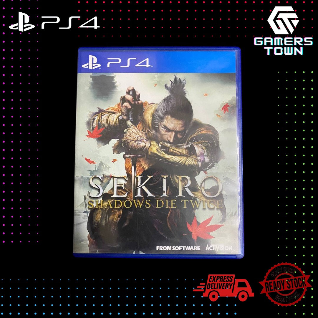 Sekiro Shadows Die Twice PS4 Playstation 4 (USED), Video Gaming, Video Games,  PlayStation on Carousell