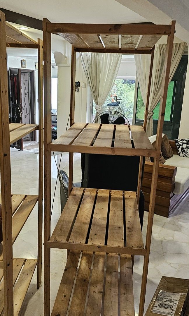 Pine Storage Racks Simpme Storage Rack - Pine wood, Furniture & Home Living, Furniture ...