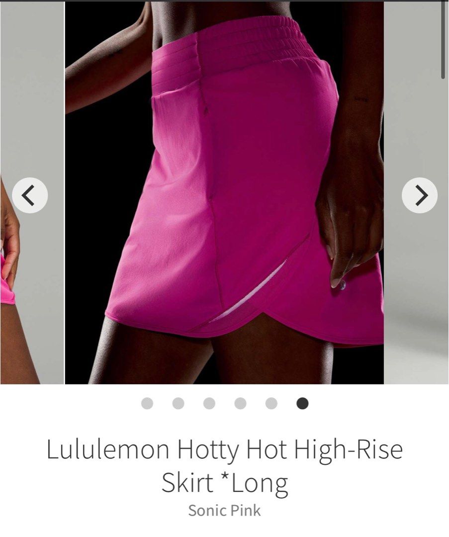 Lululemon Women's Hotty Hot HR High-Rise Short 4 Sonic Pink Size 4 nwt hot