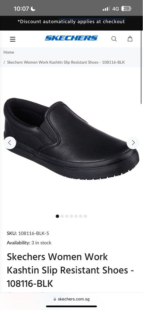 Skechers anti slip work shoes Women s Fashion Footwear Loafers