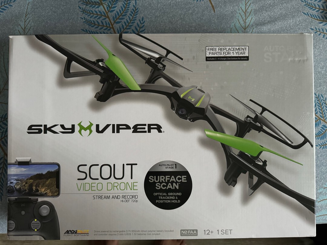 SKY VIPER Scout Video Drone Stream Record Hi Def 720p