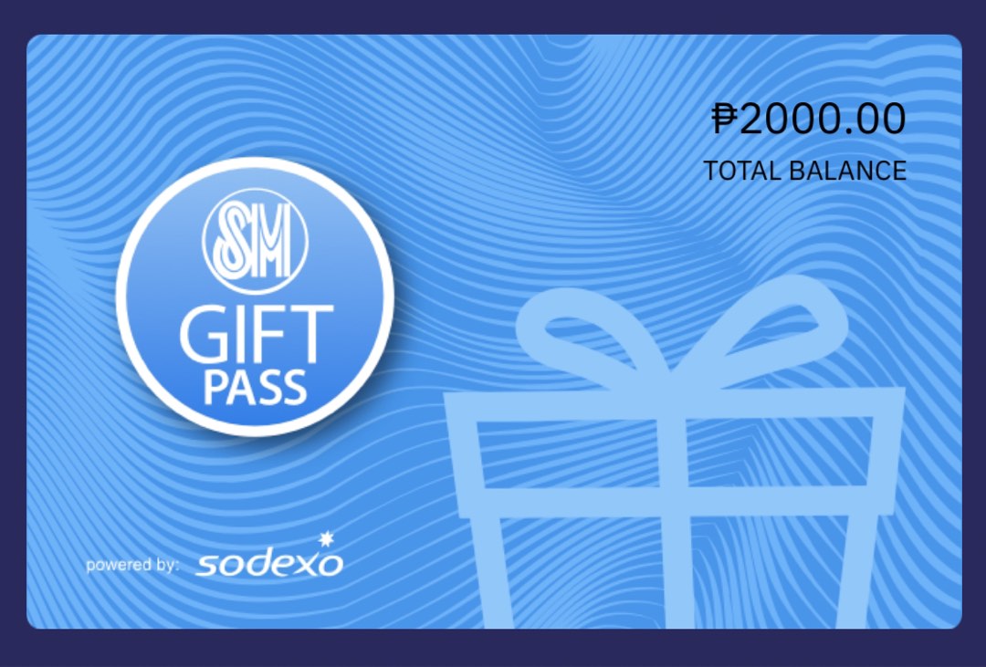 SM Gift Pass Sodexo   e voucher Tickets Vouchers Vouchers on Carousell