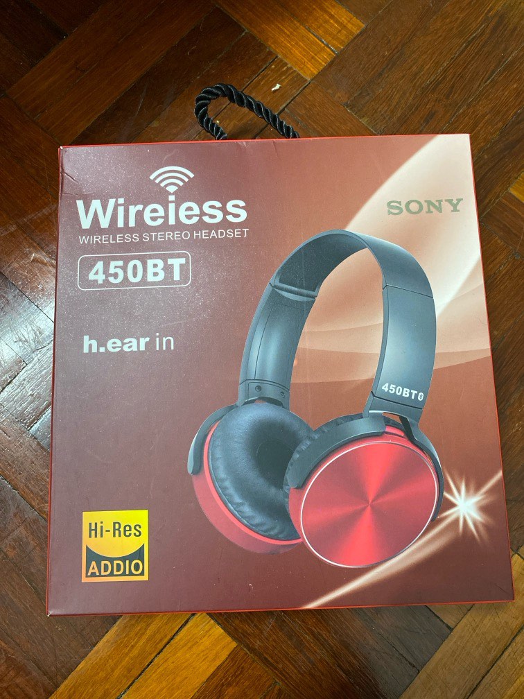 Sony Wireless 450BT Audio Headphones Headsets on Carousell