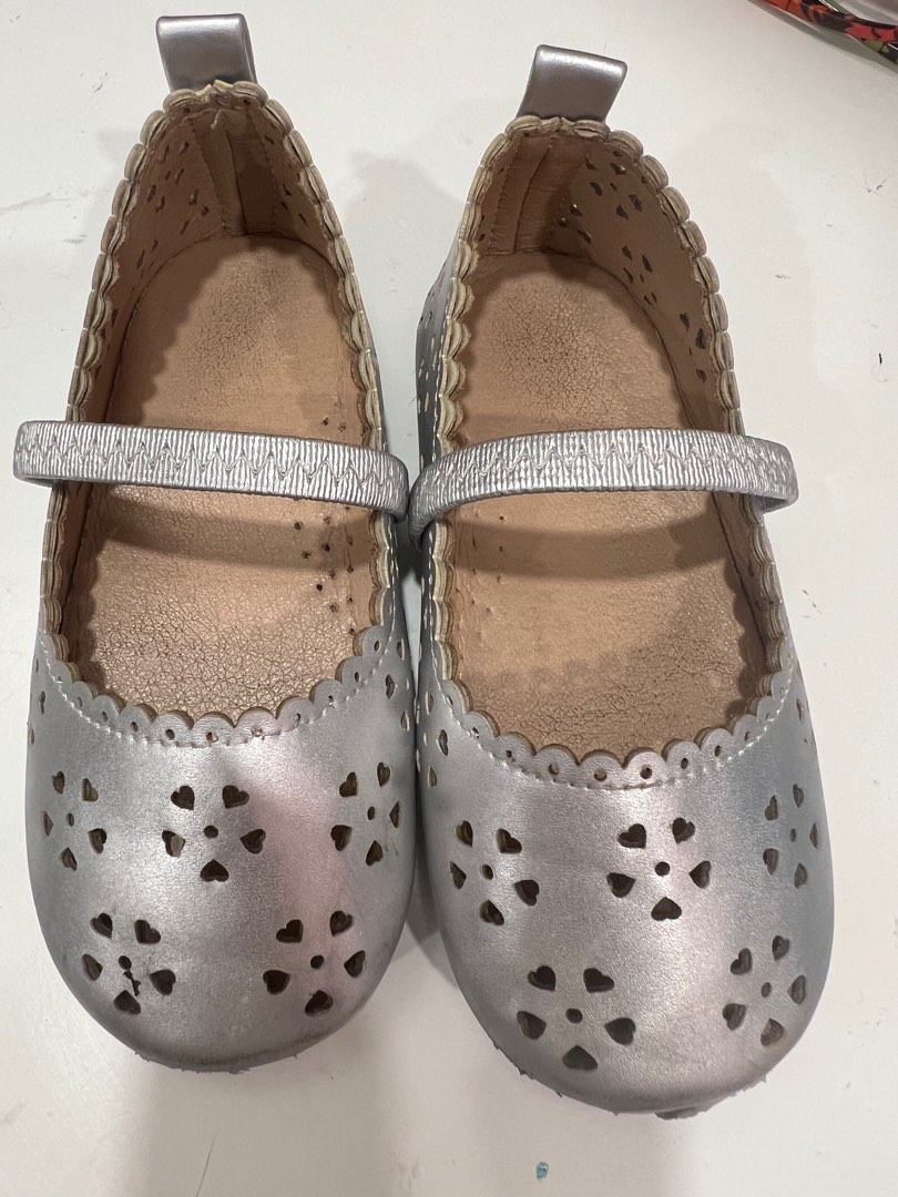 Sparkly Girls Ballerina Pumps Babies Kids Babies Kids