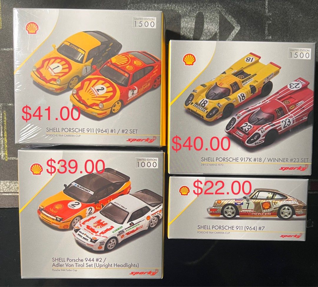 SPARKY Shell Motorsport Edition Porsche 917K Le Mans x Porsche 911 Cup ...