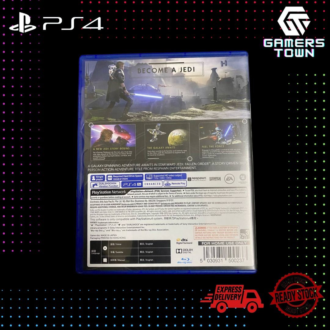 Star Wars Jedi Fallen Order PS4 Playstation 4 USED