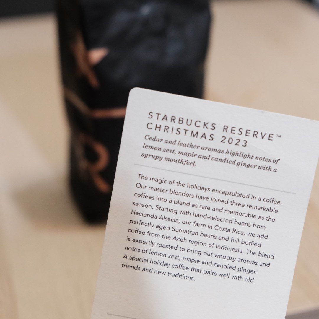 星巴克典藏耶誕綜合STARBUCKS RESERVE™ CHRISTMAS 2023, 食物和飲料, 其他食物及飲料在旋轉拍賣