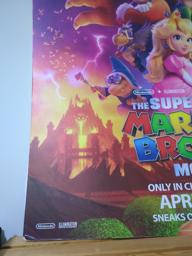Super Mario movie Poster huge official, Hobbies & Toys, Memorabilia
