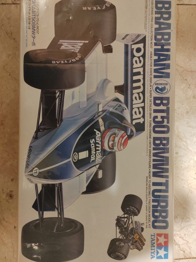  TAMIYA Brabham BT50 BMW Turbo Kit 1:20 Scale Model Kit