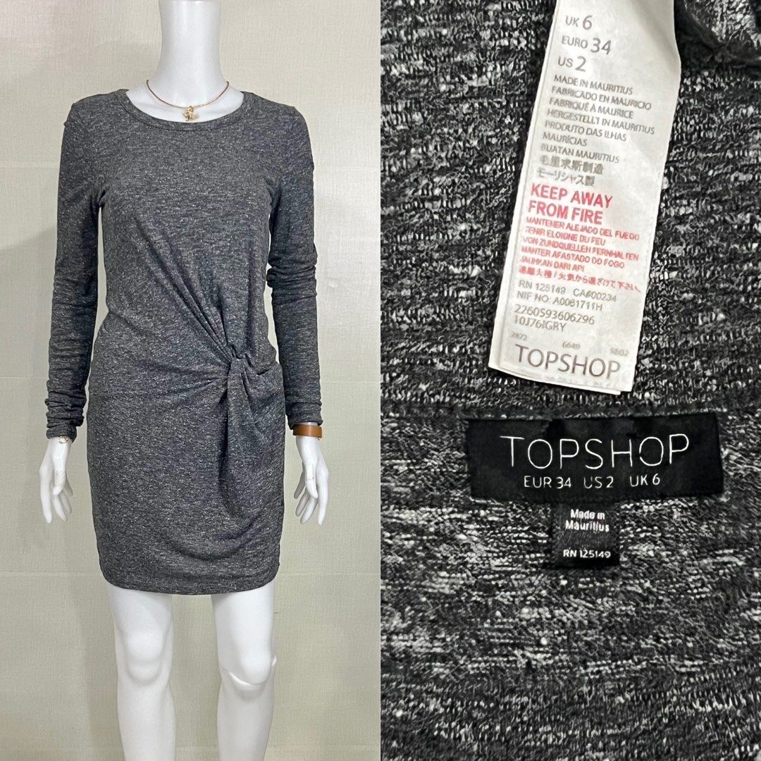 Topshop knot dress hot sale