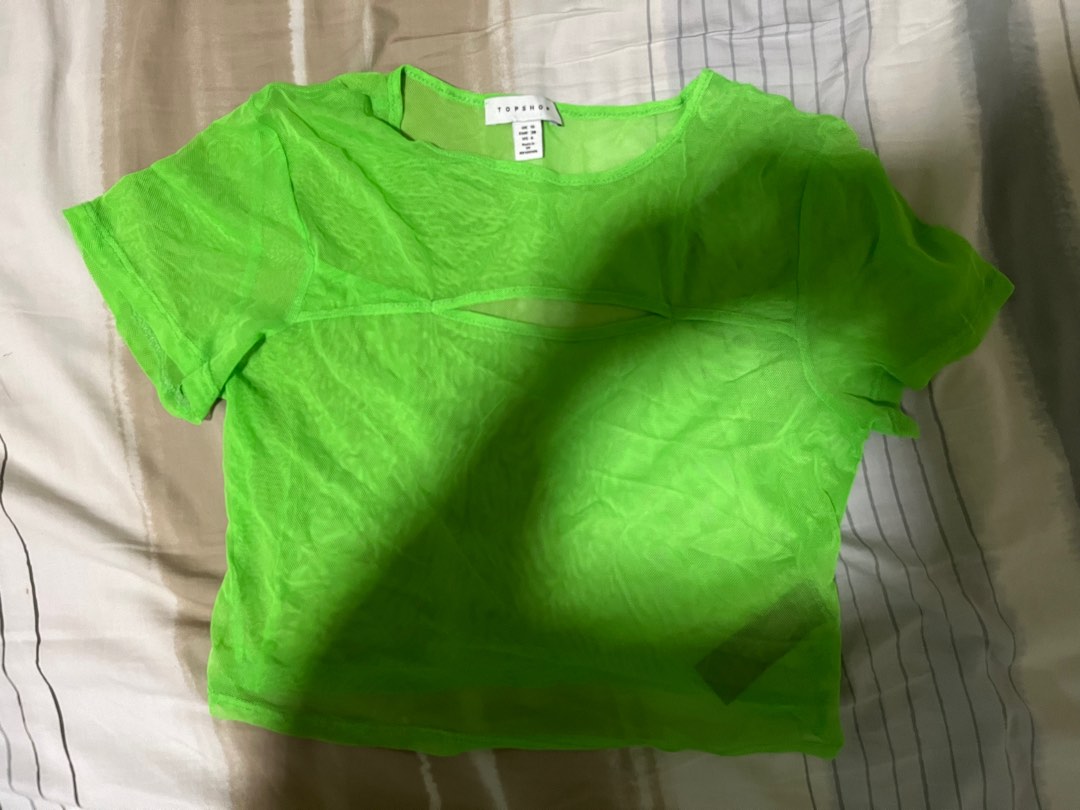 Topshop neon sweatshirt hot sale