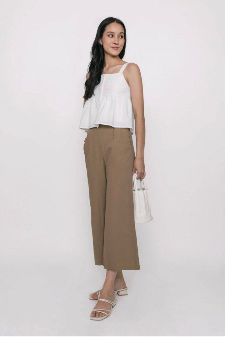 TTR Carlton Straight Leg Culottes Cedar Women s Fashion