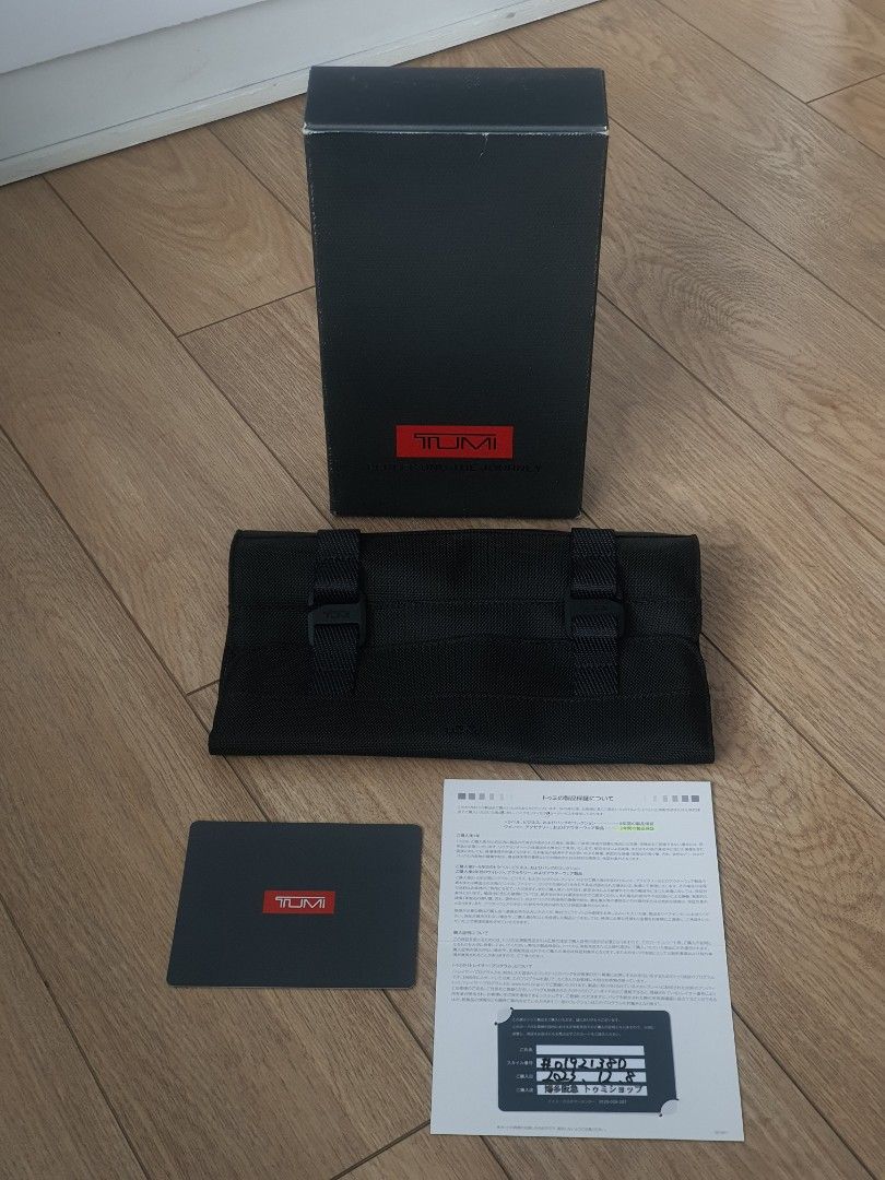 TUMI Mobile Organizer Black Men s Fashion Bags Belt bags