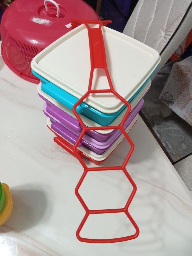 Tupperware food container goody box 790ml storage, Furniture & Home ...