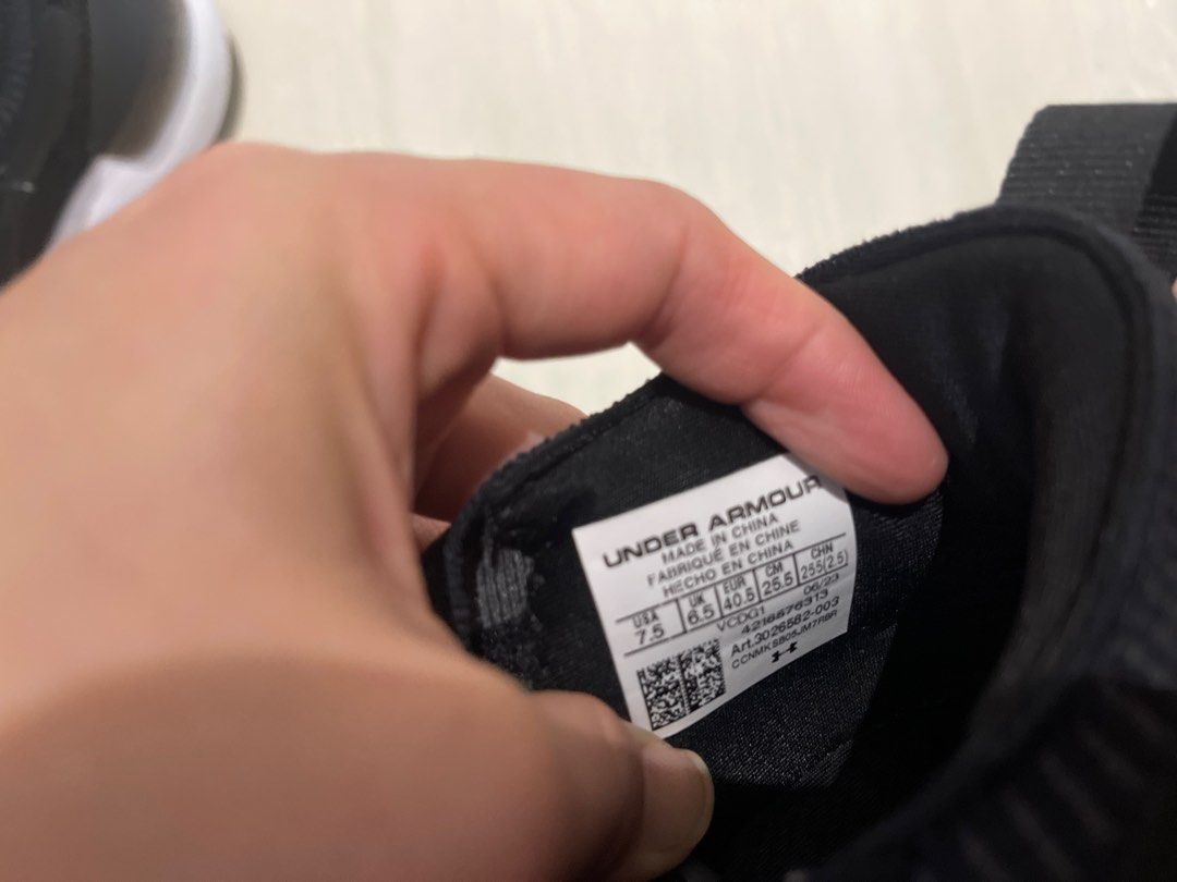 Underarmour Track shoe Men s Fashion Footwear Sneakers on Carousell