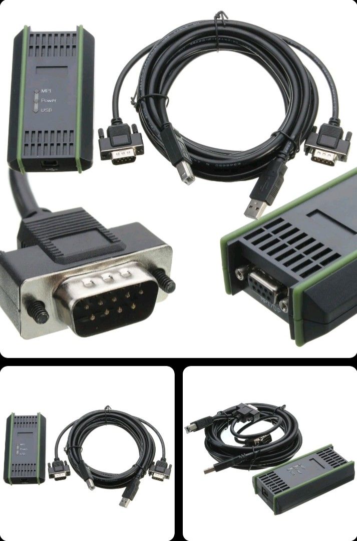 *New In Box* USB-MPI Programming Cable USB Adaptor For Siemens S7 200 ...