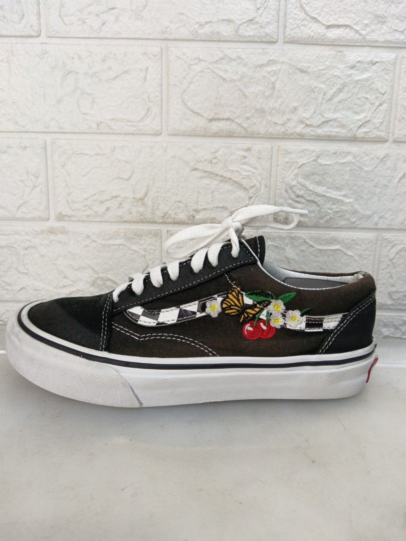 Checkered 2024 floral vans